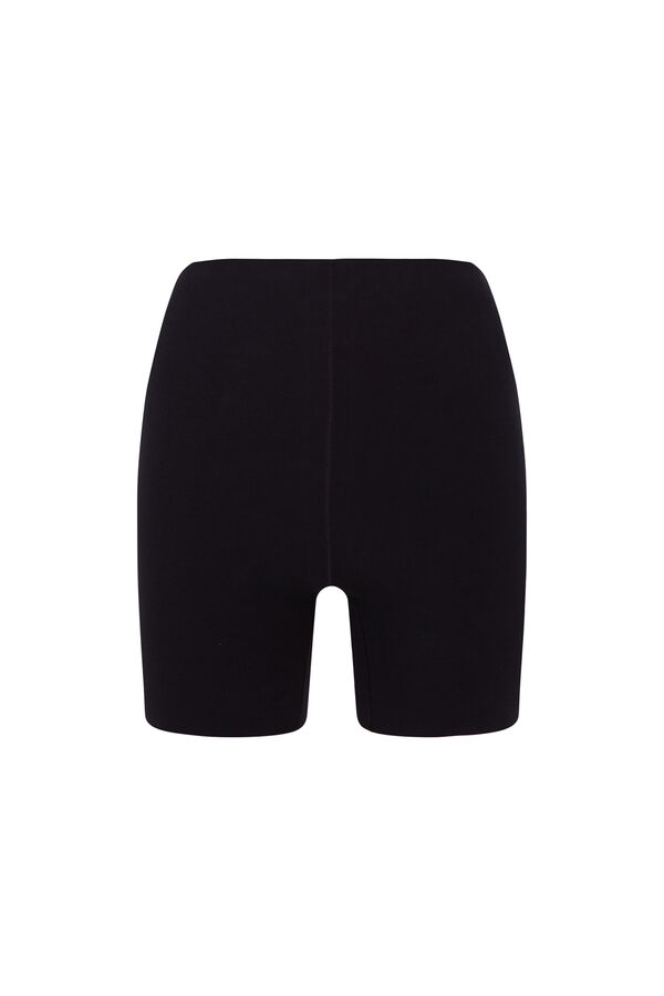 Women'secret Pantal&oacute;n ropa interior de algod&oacute;n negro negro