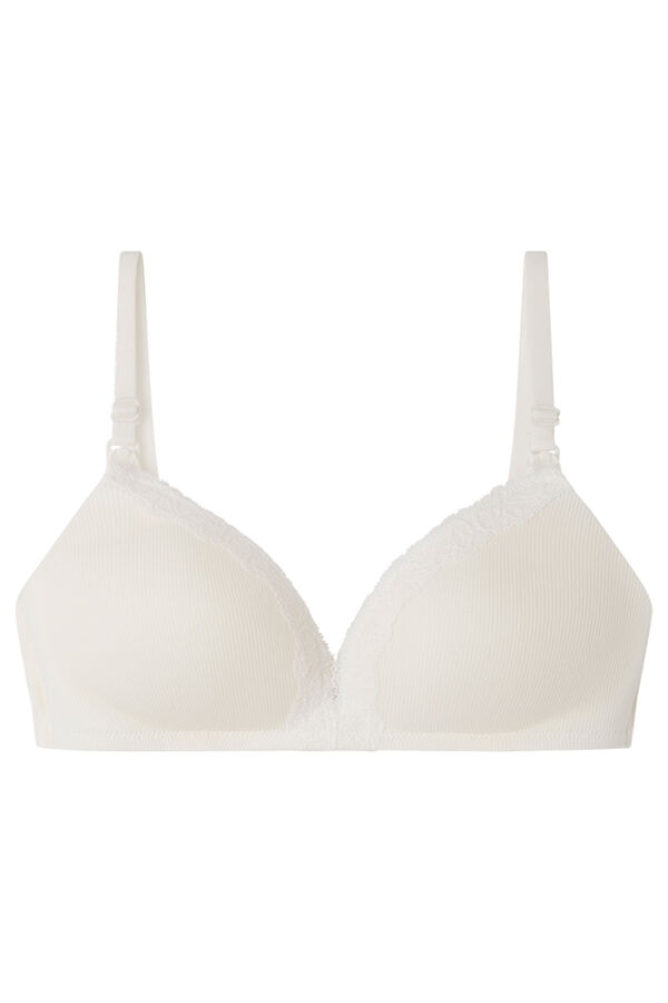 Womensecret LOVELY Brasier 'maternity' algodón blanco marfil