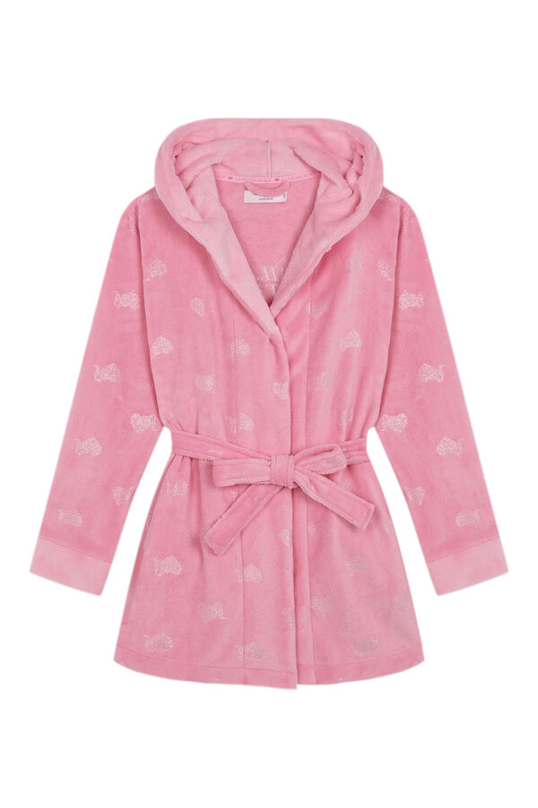 Womensecret Bata rosa fluffy Vecina Rubia  rosa