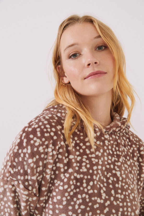 Womensecret Pijama fleece animal café