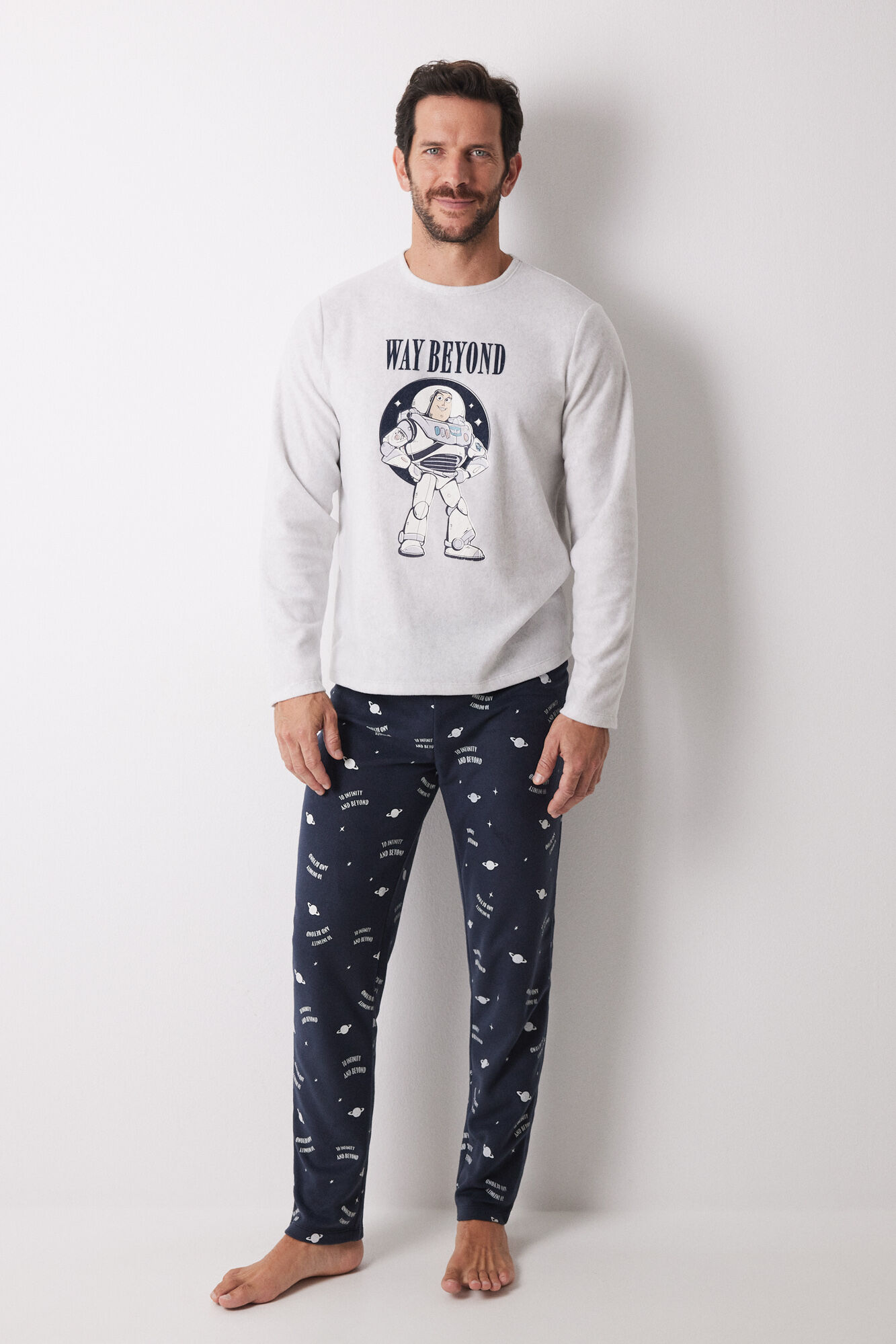 Pijama larga hombre polar Buzz Lightyear Ropa de dormir de hombre WomenSecret MX