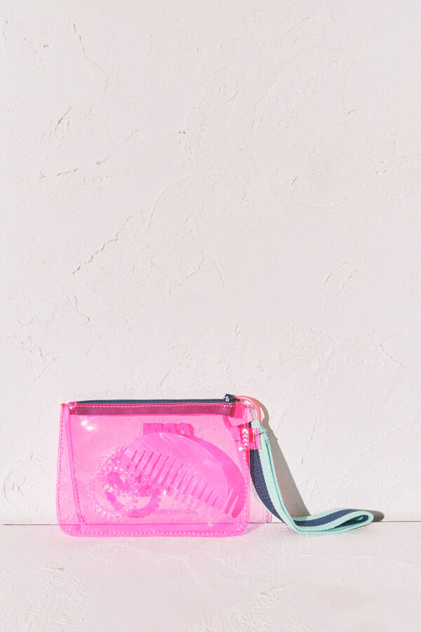 Women'secret Bolsa con cierre rosa rosa