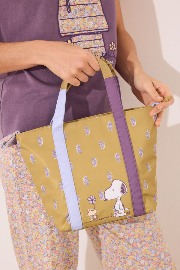 Womensecret Bolsa térmica para comida de Snoopy kaki