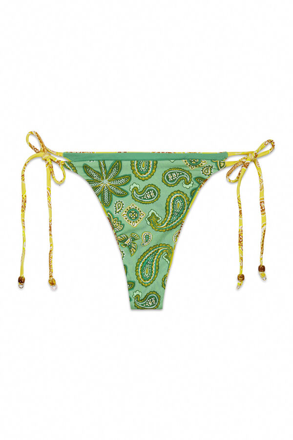 Women'secret Panty de bikini brasile&ntilde;a estampado multicolor estampado