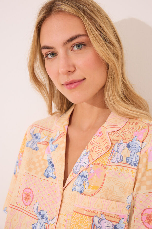 Women'secret Pijama corta de Lilo y Stitch  estampado