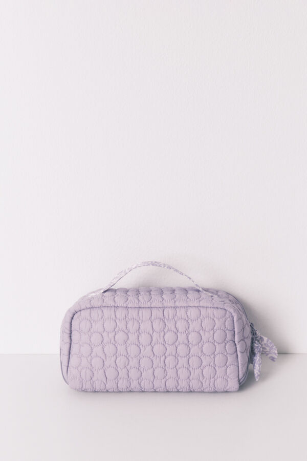 Womensecret Acolchado mediano de neceser lila morado/lila