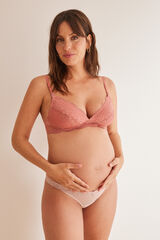 Womensecret Brasier lactancia 'maternity' triangular encaje naranja naranja