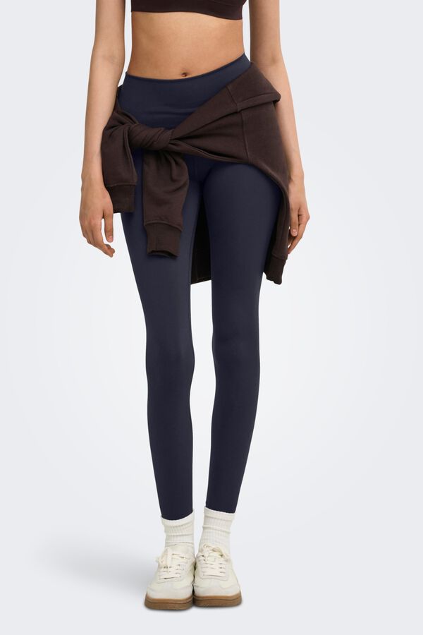 Only Play Legging tobillero de tiro alto con bolsillo B-Dry azul