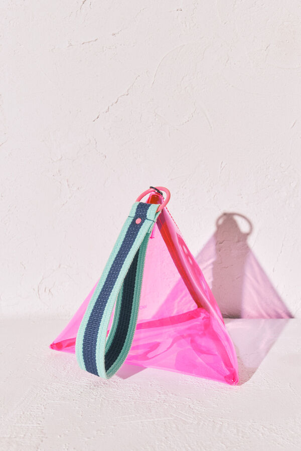 Women'secret Bolsa triangular rosa rosa