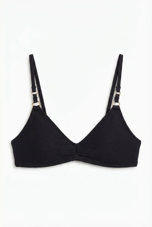 Women'secret Traje de ba&ntilde;o bikini push up de canal&eacute; negro negro