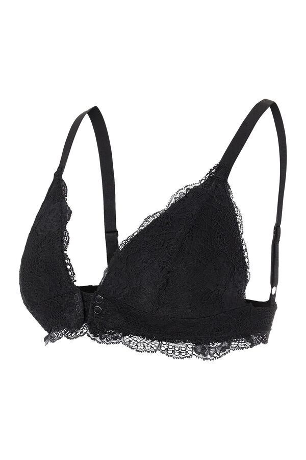 Mamalicious Brasier de encaje premamá y lactancia negro