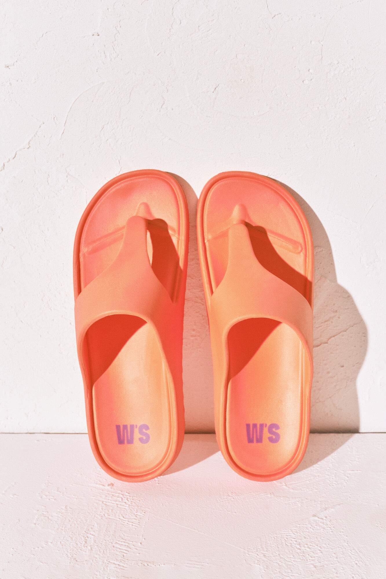 Women'secret Chanclas de goma eva naranja