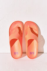 Women'secret Chanclas de goma eva naranja naranja