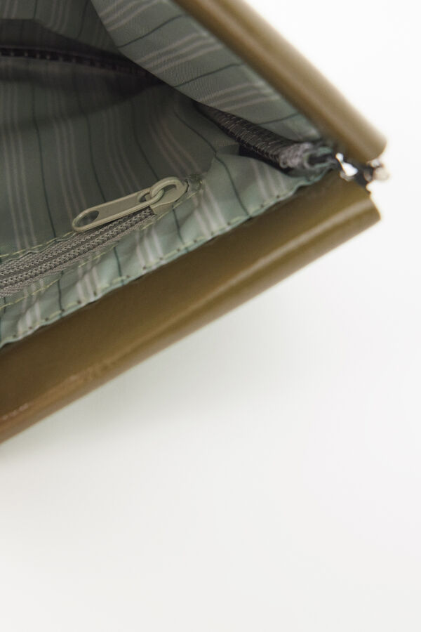 Womensecret Monedero pequeño charol verde verde