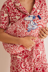 Women'secret Cojín playa rojo Snoopy rojo