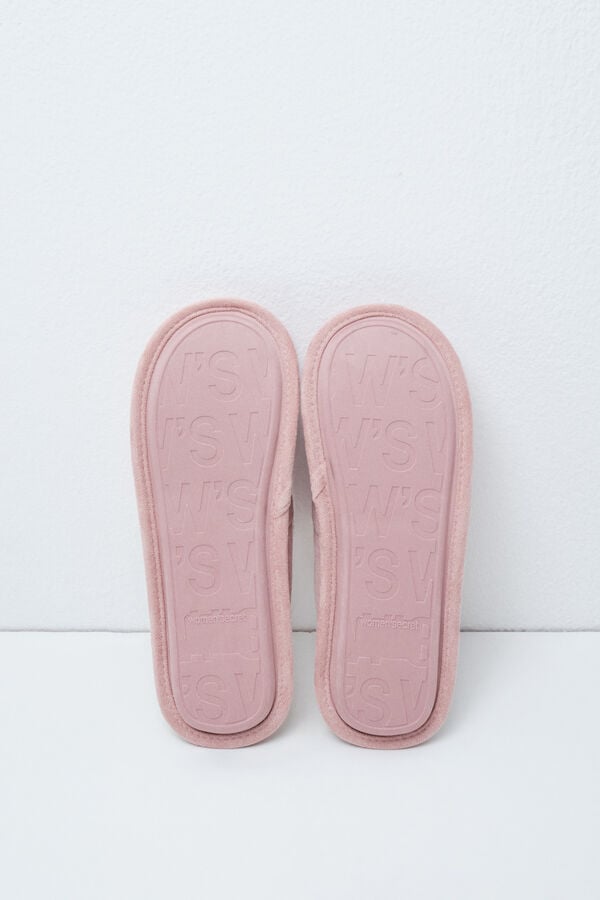 Women'secret Pantuflas mocas&iacute;n forradas rosa rosa