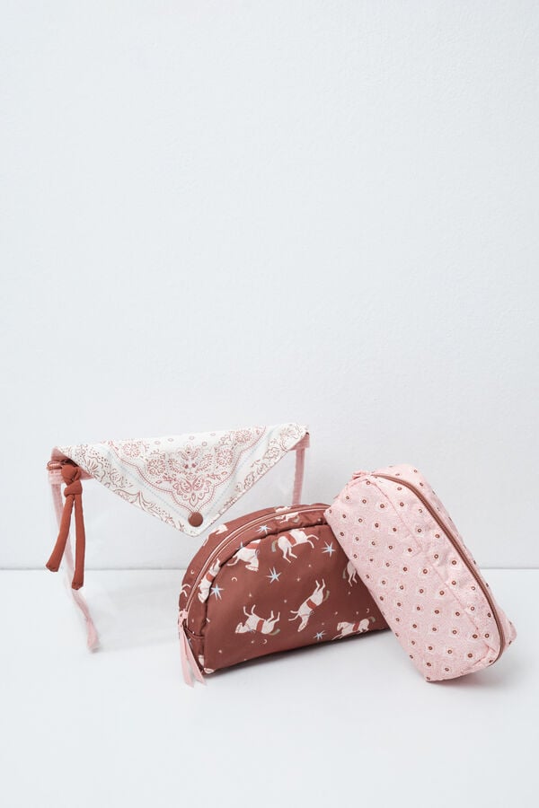 Women'secret Pack de 3 neceseres estampados estampado