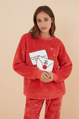 Womensecret Pijama polar lúrex Harry Potter rosa