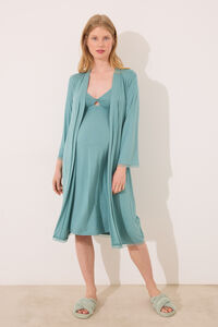 Womensecret Bata premamá verde agua verde