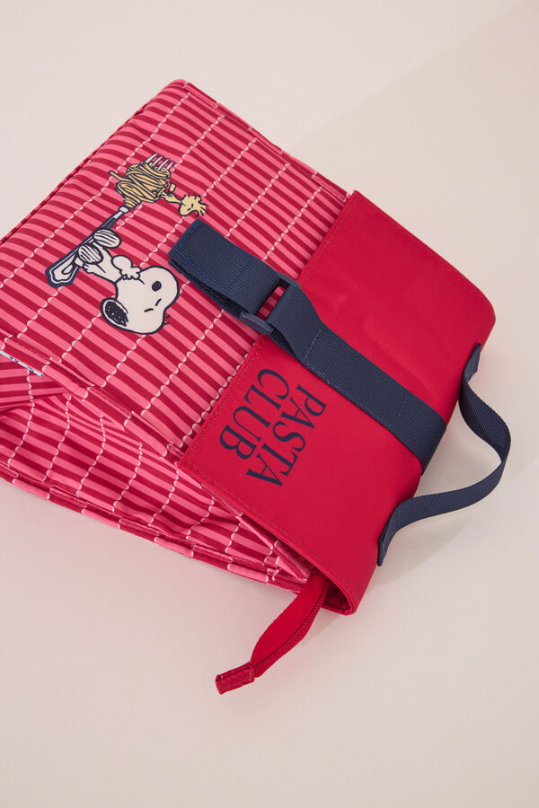 Womensecret Bolsa térmica de nailon para alimentos de Snoopy estampado