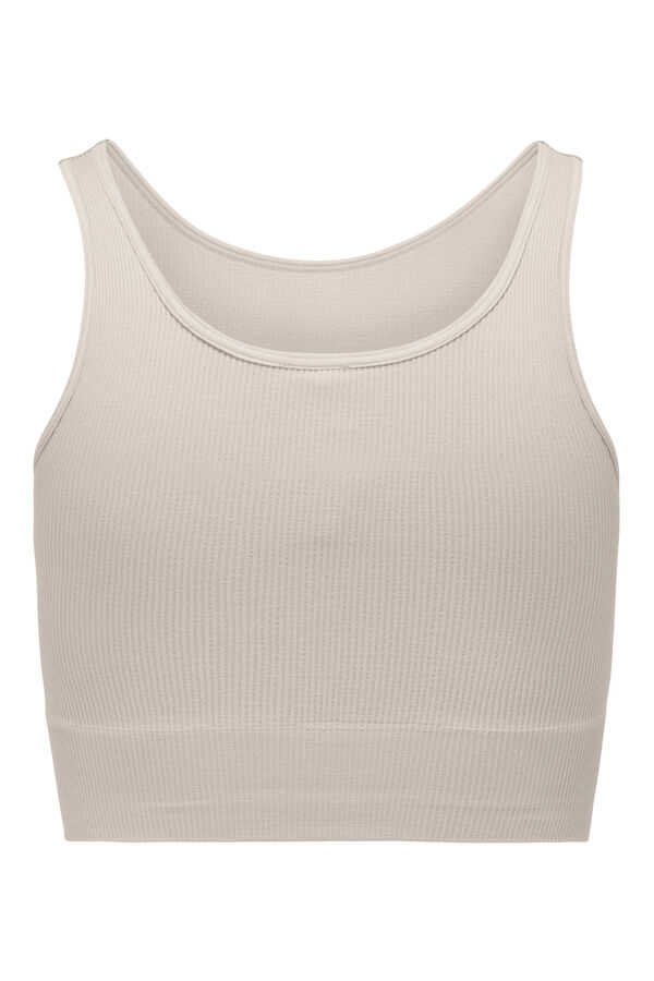 Only Play Brasier deportivo sin costuras con tirantes. gris