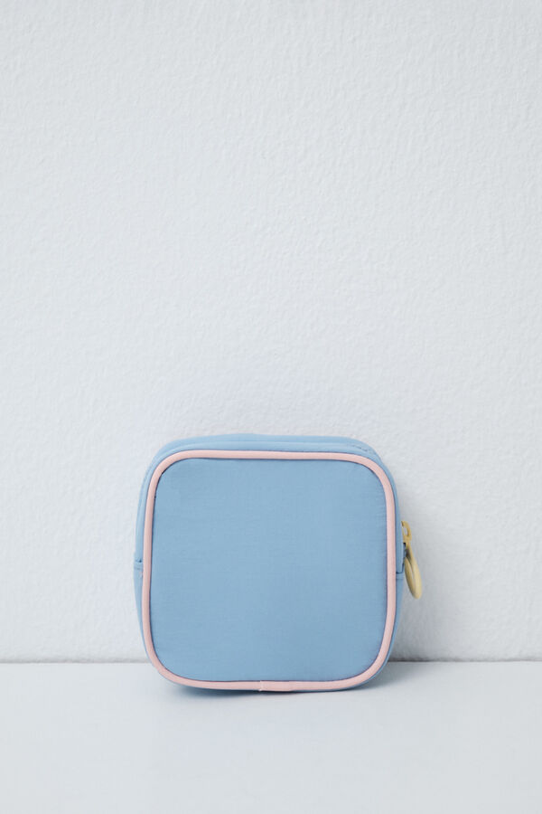 Women'secret Mini monedero cuadrado azul azul