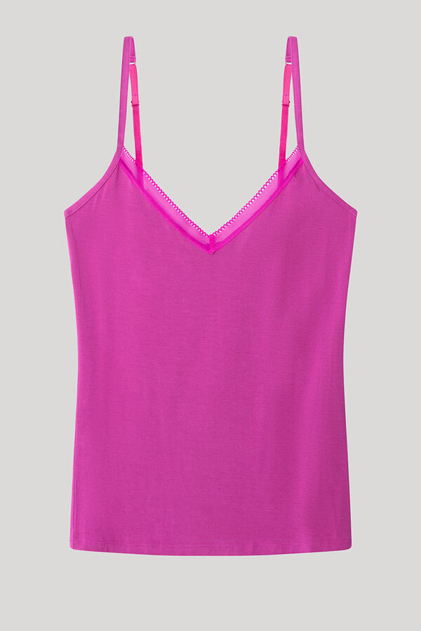 Gisela Playera de pijama con tirantes morados morado/lila