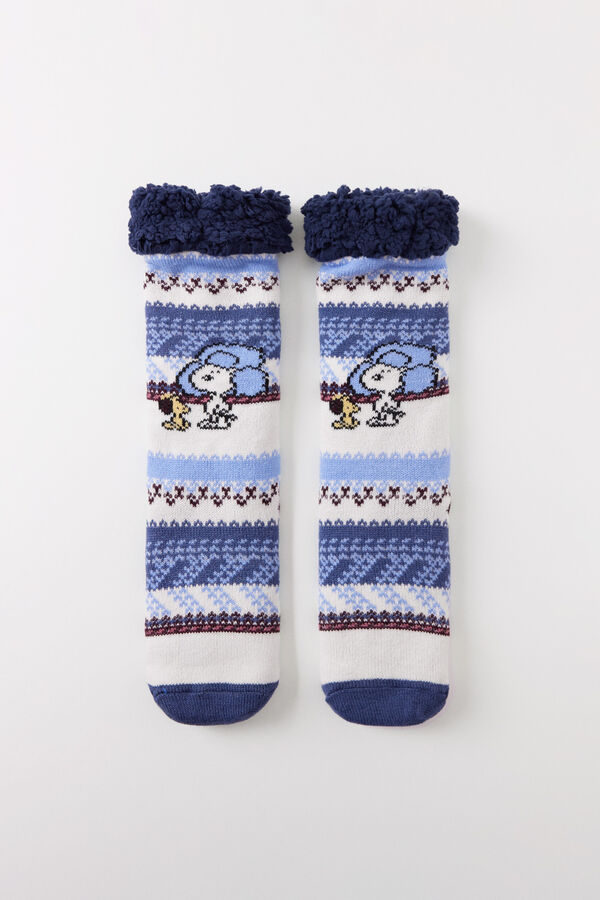 Womensecret Calcetines tricot borreguito Snoopy estampado