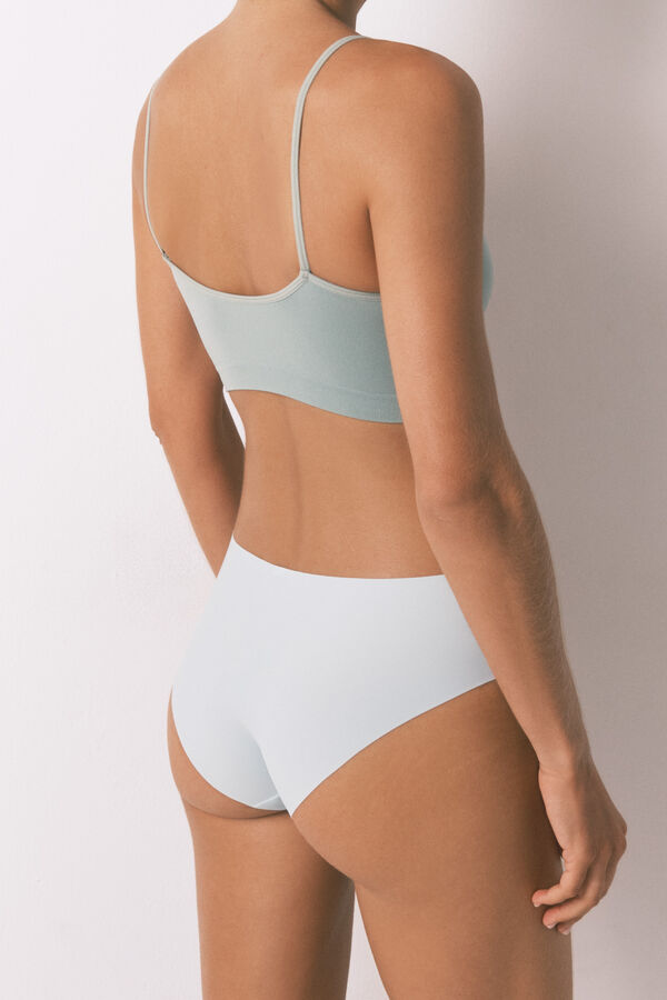 Women'secret Pack de 3 culotte de microfibra verde blanco