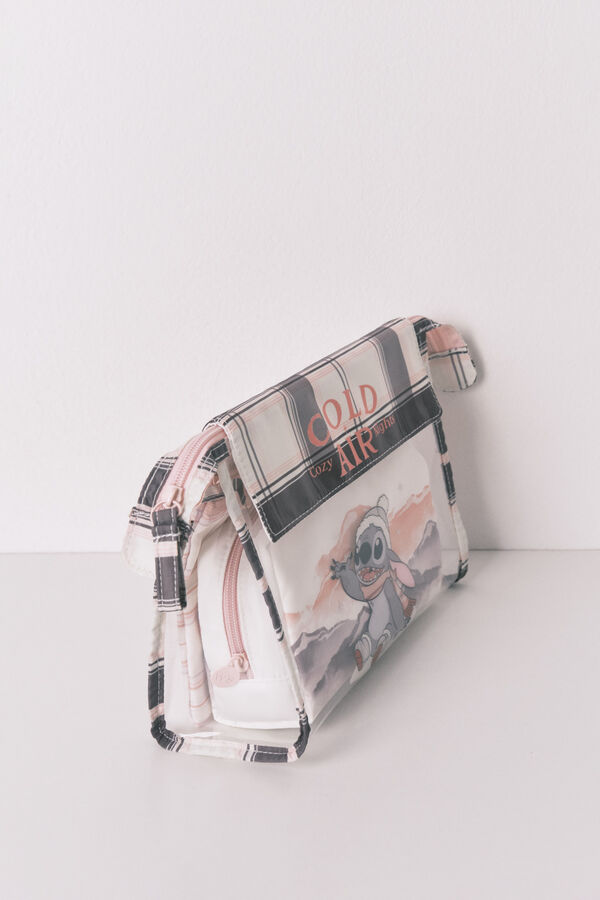 Women'secret Pack 3 neceseres estampado cuadros Stitch rosa