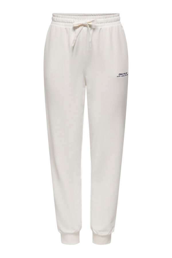 Only Play Pantalón jogger blanco