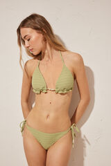 Womensecret Panty bikini textura verde verde