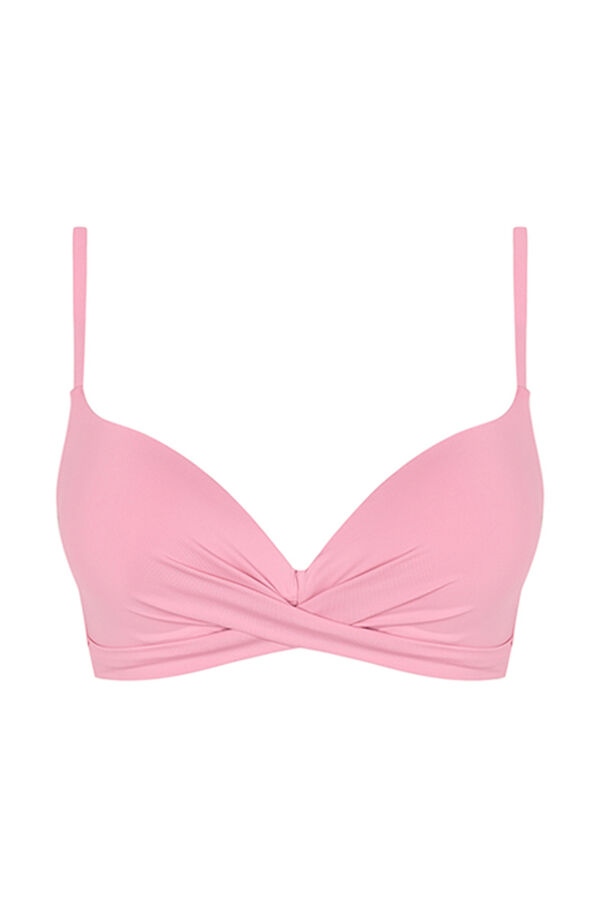 Womensecret Top bikini "push up" rosa rosa