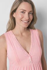 Women'secret Camis&oacute;n maternity sin mangas de algod&oacute;n rosa rosa