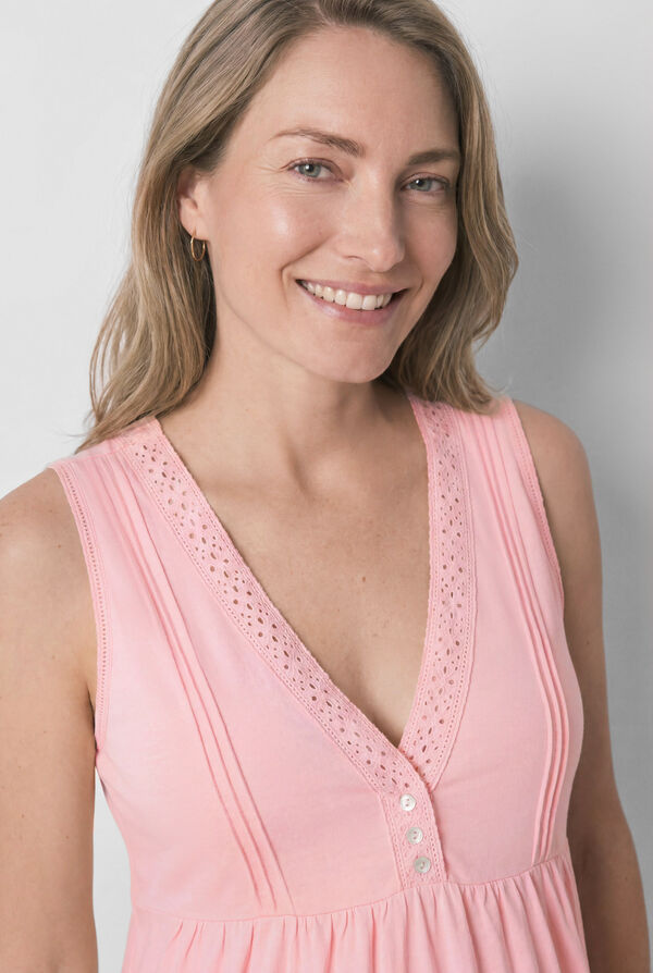 Women'secret Camis&oacute;n maternity sin mangas de algod&oacute;n rosa rosa