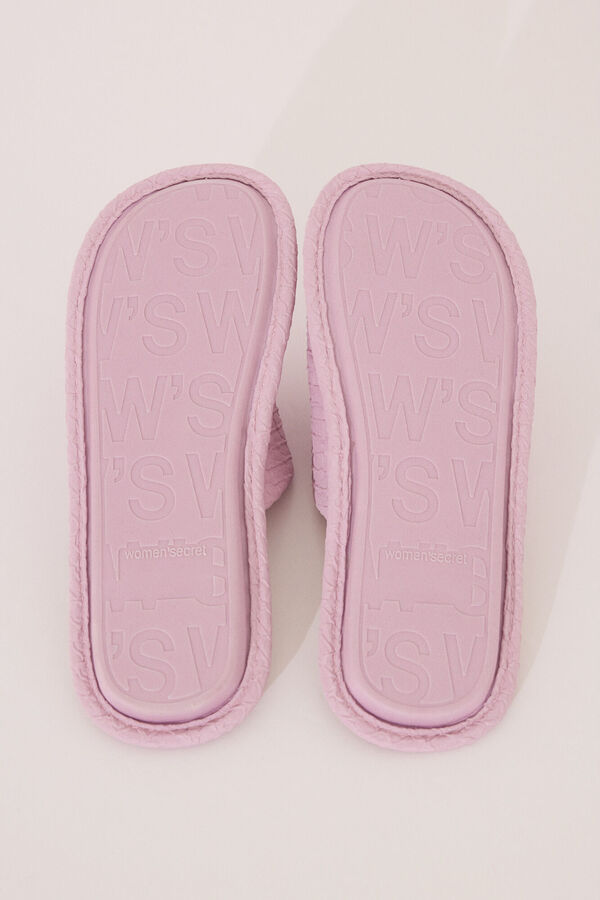 Womensecret Pantuflas para casa rosas rosa