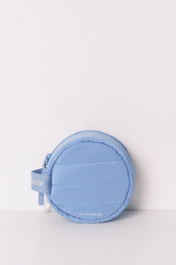 Women'secret Pequeño neceser redondo de Snoopy azul