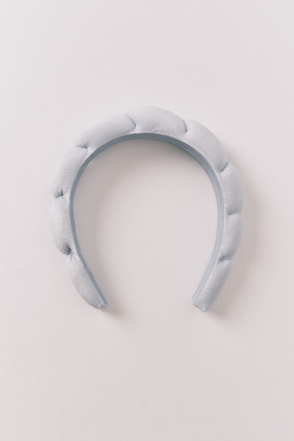 Women'secret Diadema de acolchado azul azul