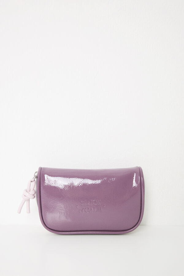 Womensecret Cosmetiquera charol morado/lila