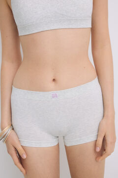 Womensecret Braga bóxer seamless gris gris