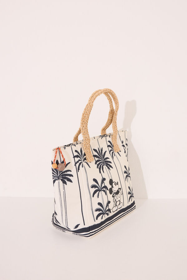Womensecret Bolsa térmica para alimentos de Mickey Mouse blanco