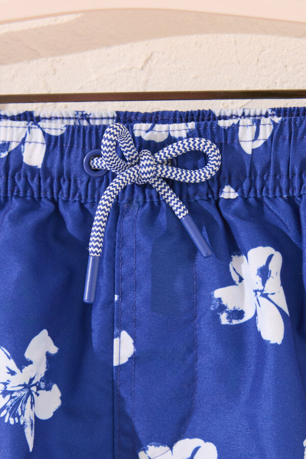 Womensecret Traje de baño para niño con estampado de flores estampado