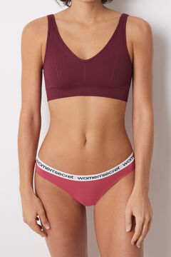 Womensecret Pack 7 panties clásicos algodón logo blanco