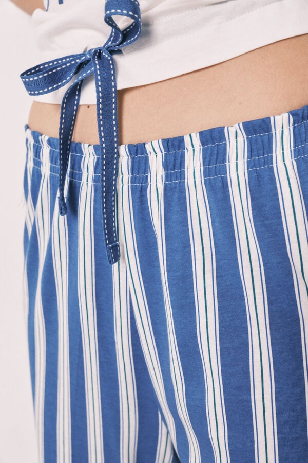 Women'secret Pijama larga Snoopy Happy de algod&oacute;n marfil