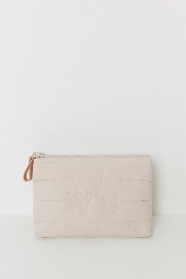 Womensecret Neceser mediano acolchado gris gris