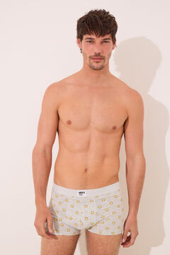 Womensecret Pack de 2 boxer de algodón Smiley azul