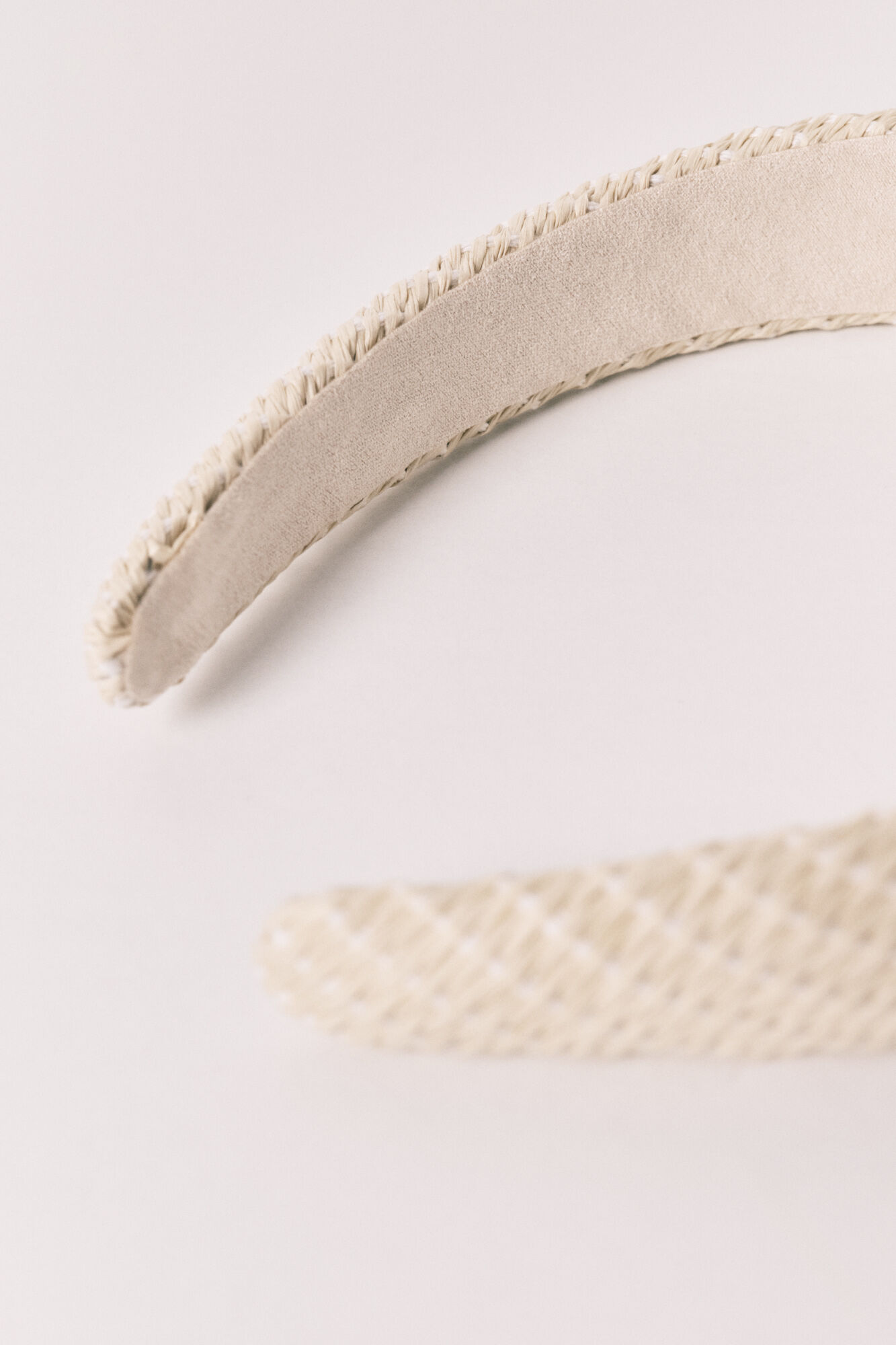 Women'secret Diadema de rafia natural