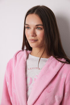 Womensecret Bata rosa fluffy Vecina Rubia  rosa