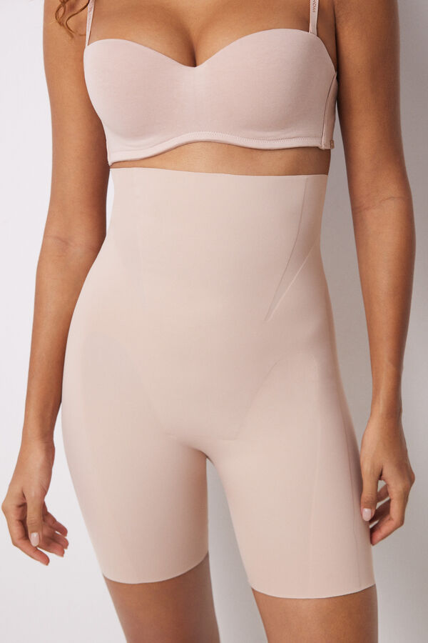 Womensecret Pantalón ciclista reductor y push up nude nude