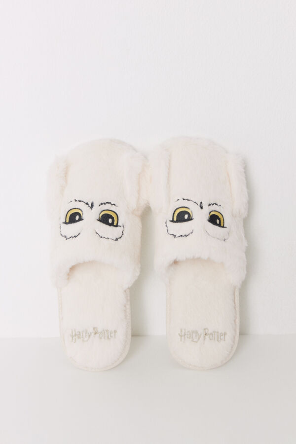 Womensecret Pantuflas Hedwig Harry Potter marfil